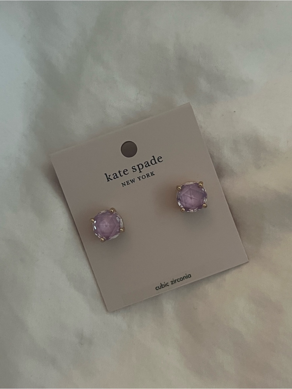 Kate spade lilac stud earrings